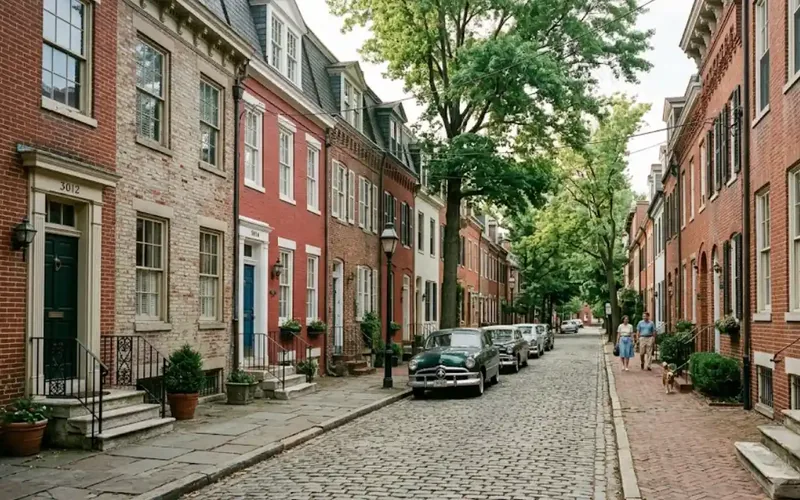 Pre-1955 Georgetown homes near Old Town : galvanized supply and cast-iron drain era